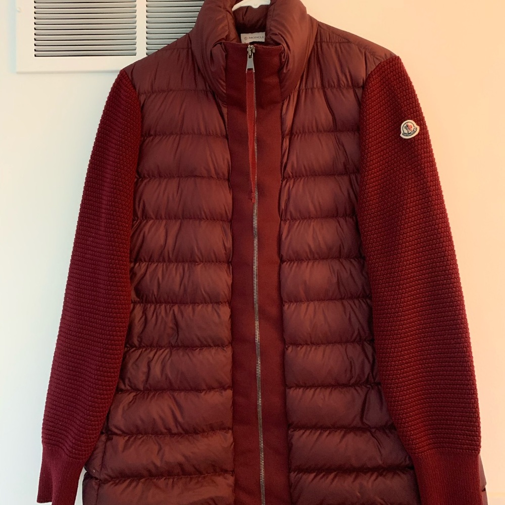 Long moncler cardigan